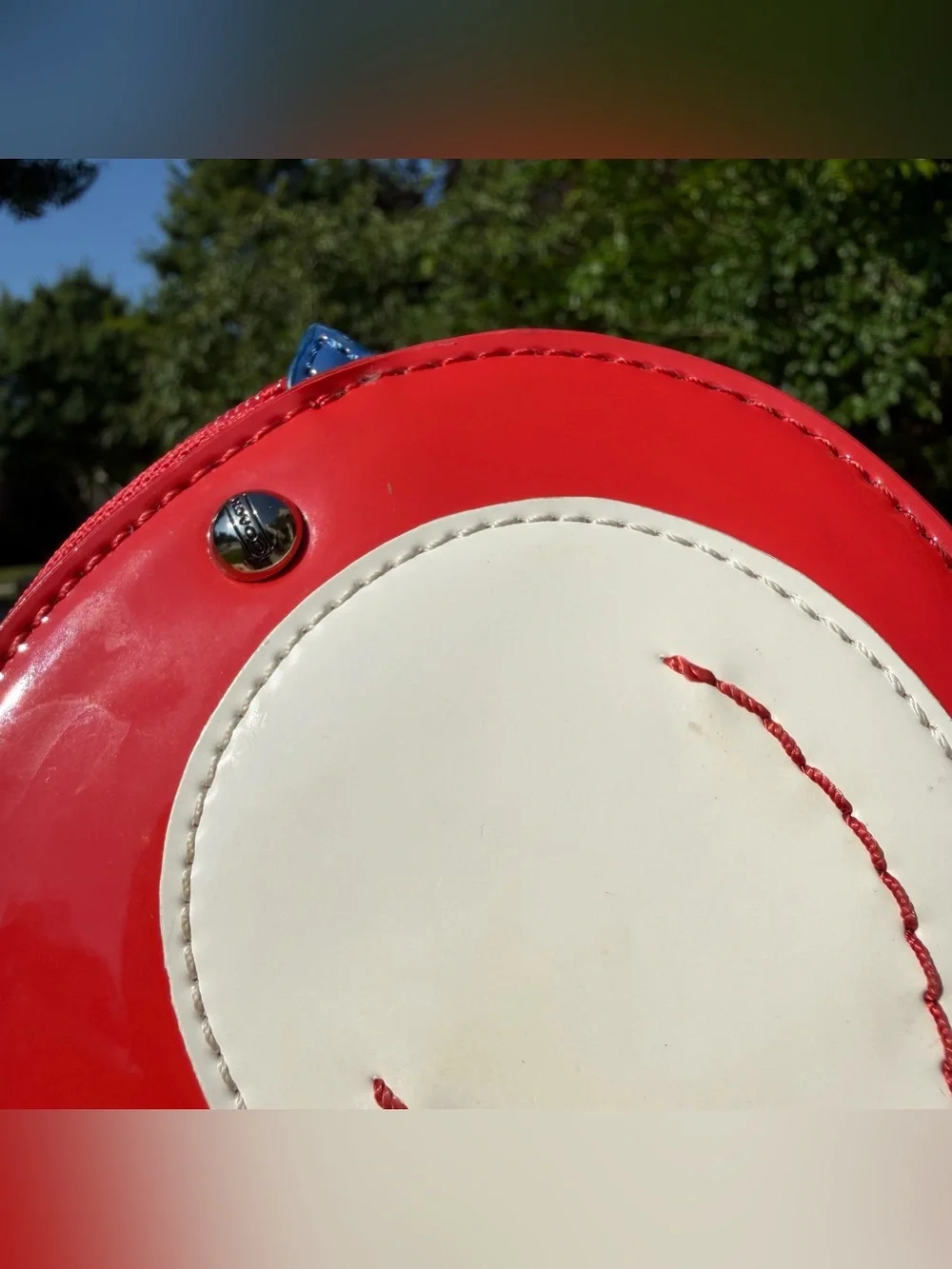 Coach vintage red